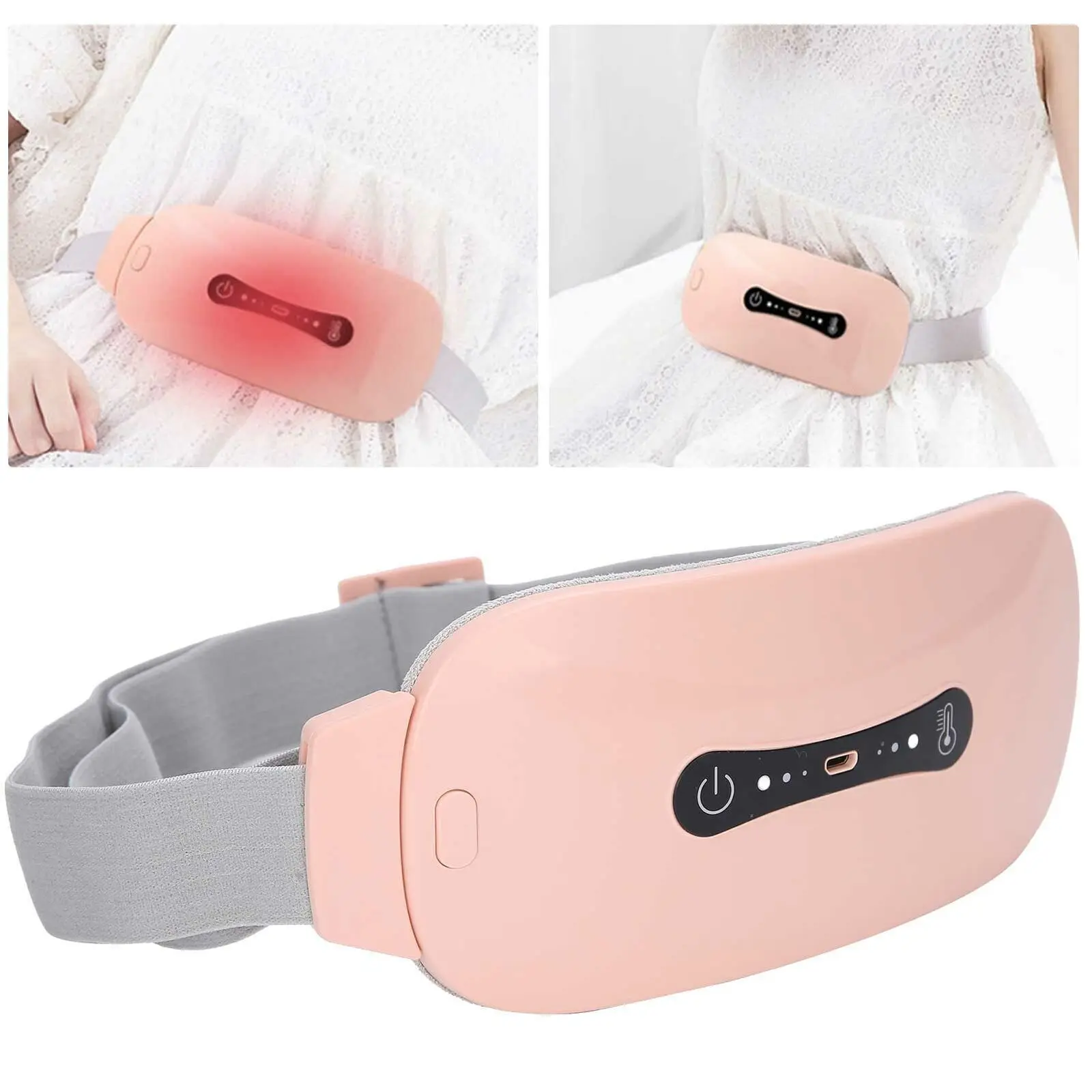 Menstrual Heating Pad Warm Palace Belt Electric infrared Heat Belly Waist Belt Massager Pain Relief for Women Girl Winter Gift
Menstrual Heating Pad Warm Palace Belt Electric infrared Heat Belly Waist Belt Massager Pain Relief for Women Girl Winter Gift