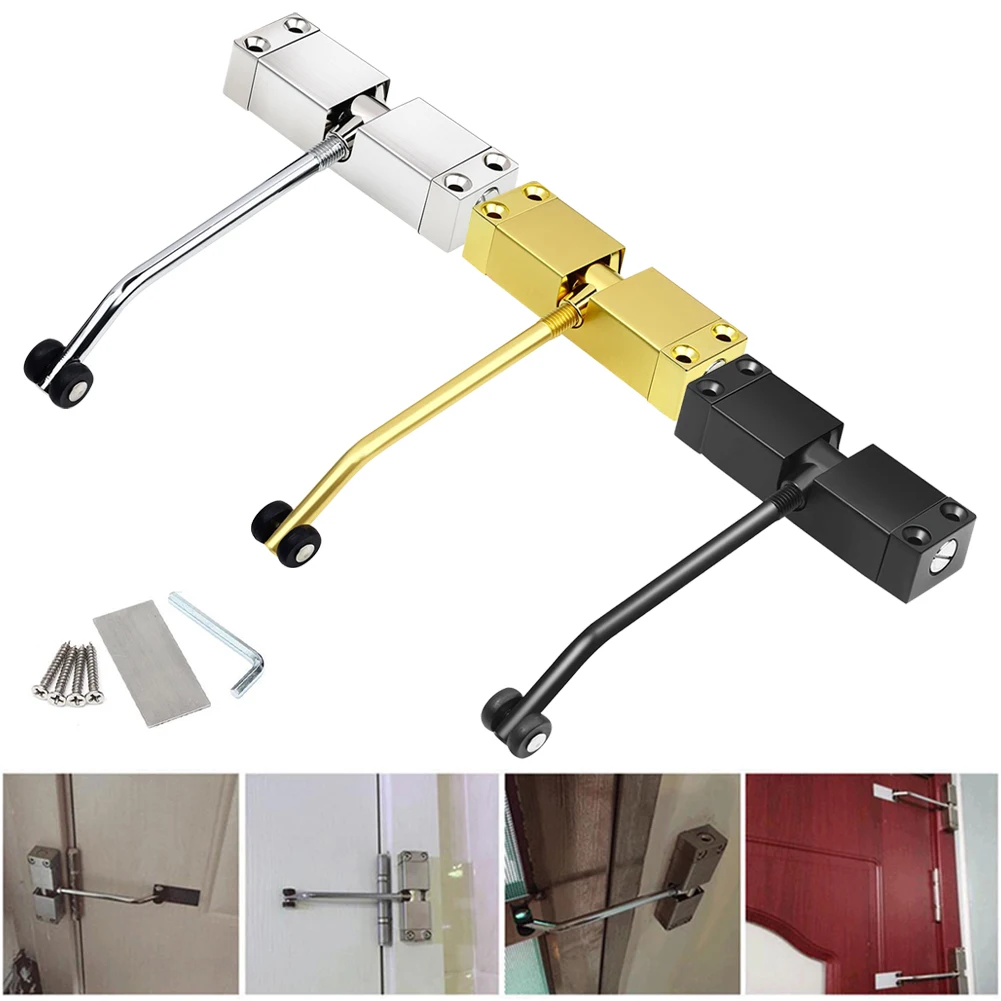 1 Pcs Stainless Steel Durable Automatic Mounted Spring Door Closer Adjustable Surface Automatic Home Lightweight Closer
1 Pcs Stainless Steel Durable Automatic Mounted Spring Door Closer Adjustable Surface Automatic Home Lightweight Closer