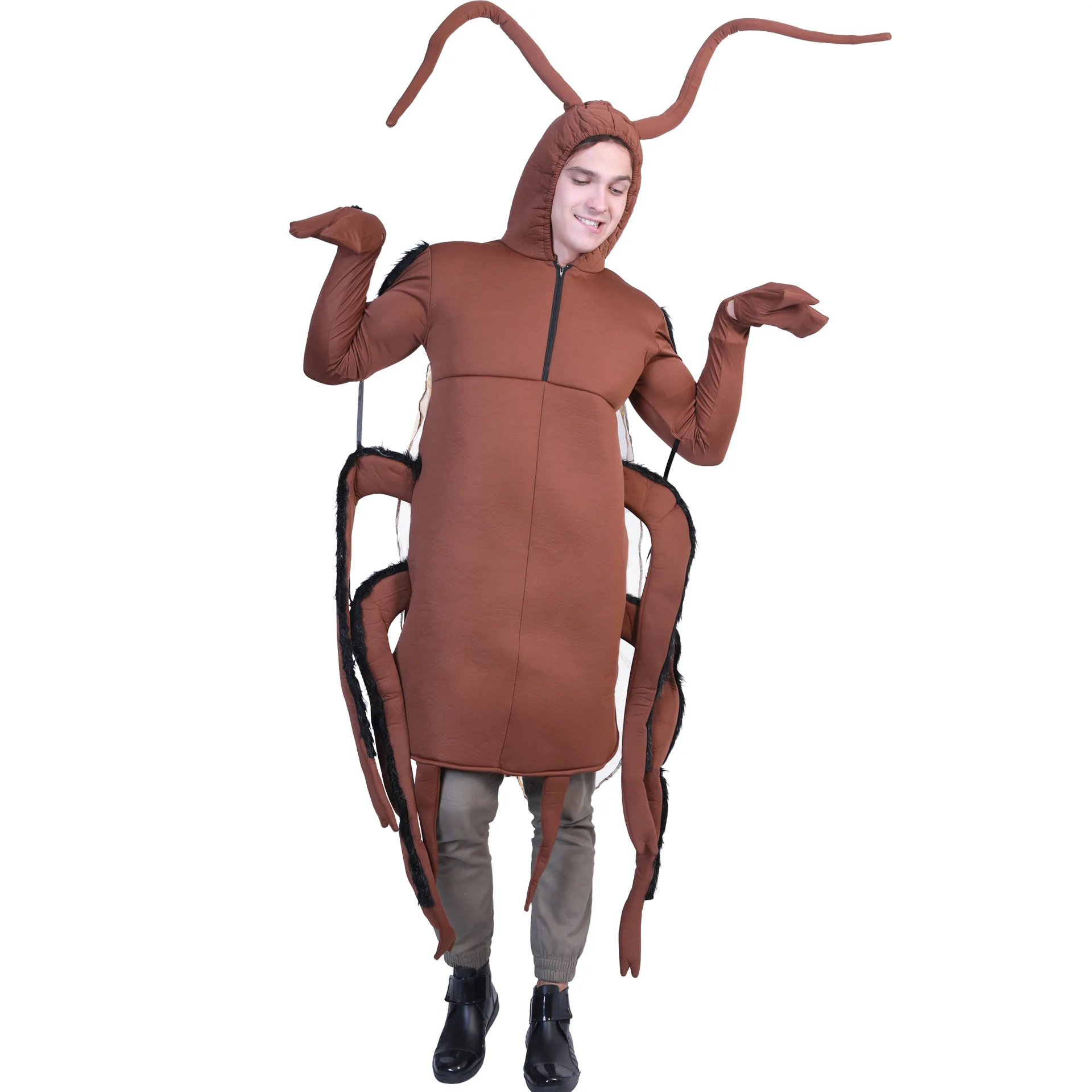 Funny Party Selfie Animal Cockroach One-Piece Play Costume Halloween Party Props Performance Costume
Funny Party Selfie Animal Cockroach One-Piece Play Costume Halloween Party Props Performance Costume