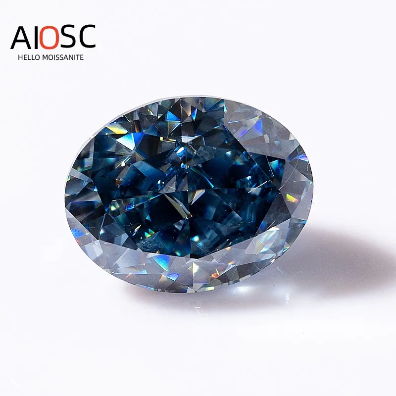 AIOSC Loose Gemstones 100% Real Moissanite Stone ViVid Blue Color Oval Cut for Diamond Ring with GRA Certificate Precious Gems
AIOSC Loose Gemstones 100% Real Moissanite Stone ViVid Blue Color Oval Cut for Diamond Ring with GRA Certificate Precious Gems