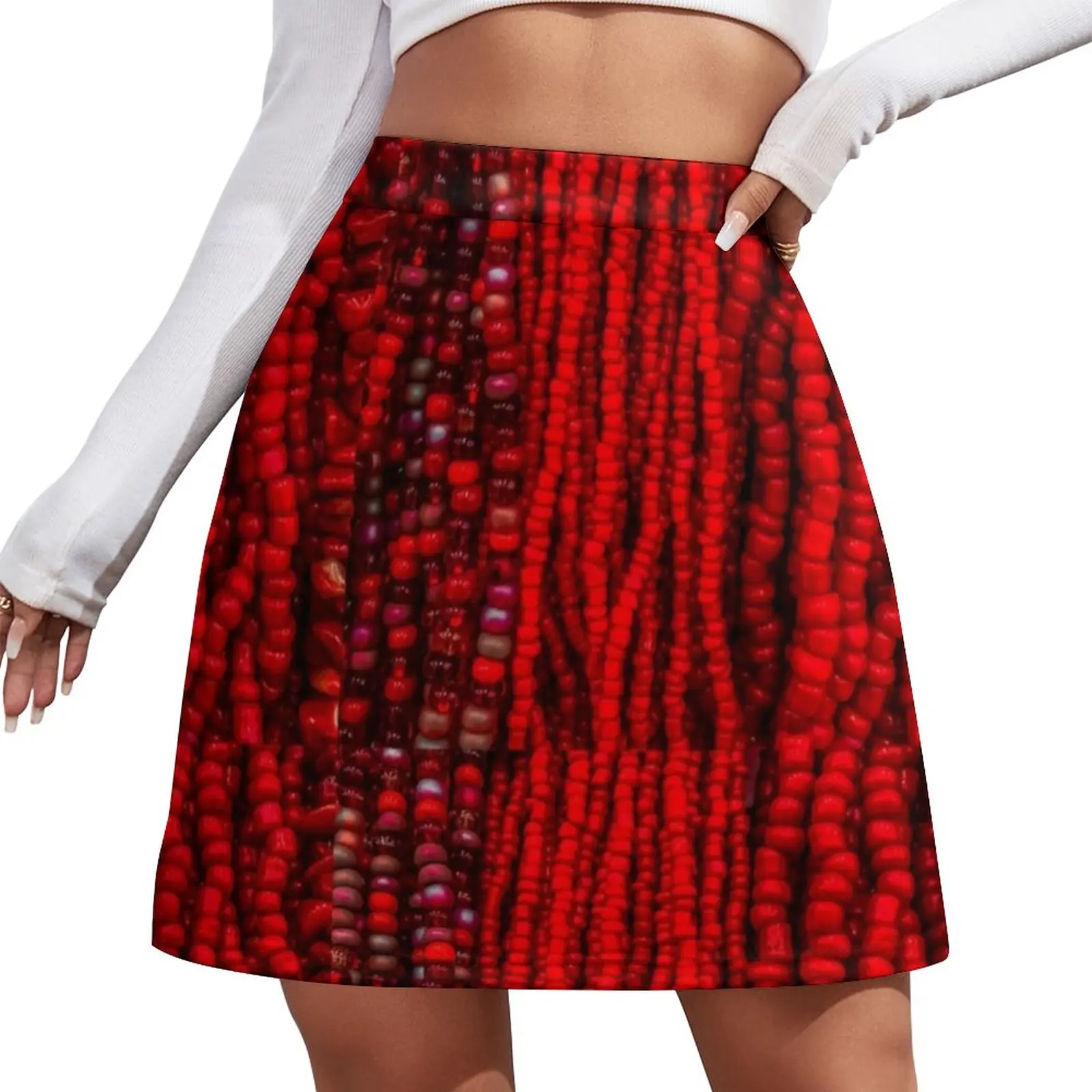 Red Beads Print Skirt Women Modern Art Elegant Mini Skirts High-waisted Custom Aesthetic Casual Skirt Big Size
Red Beads Print Skirt Women Modern Art Elegant Mini Skirts High-waisted Custom Aesthetic Casual Skirt Big Size