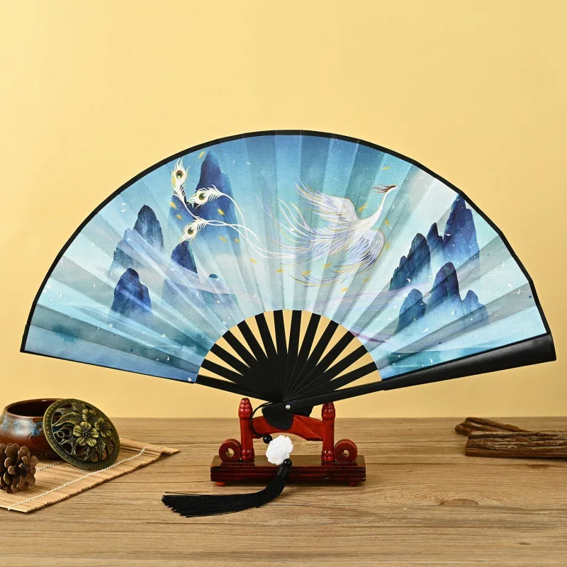 8 inch handheld dancing fan Chinese style double-sided silk tassel ink painting Chinese tide fan ancient folding fan
8 inch handheld dancing fan Chinese style double-sided silk tassel ink painting Chinese tide fan ancient folding fan