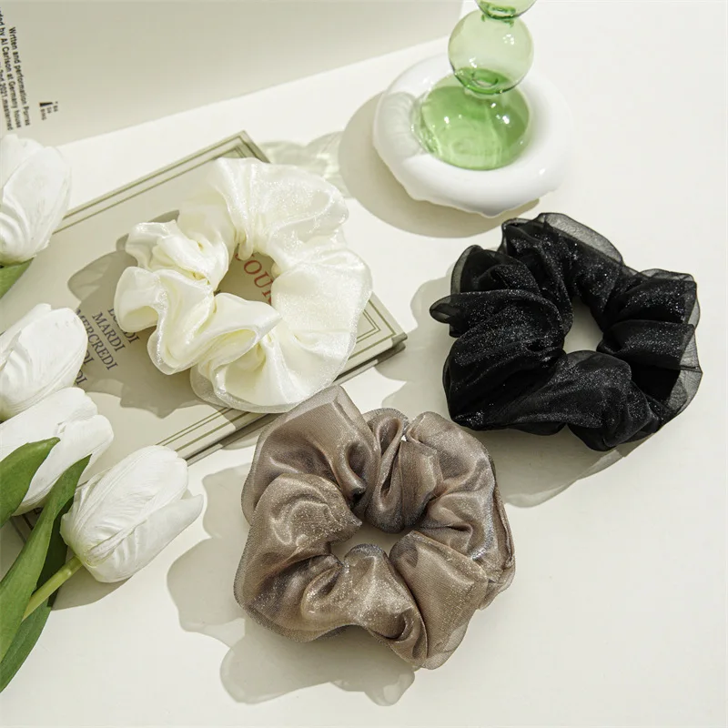 New Double Layer Mesh Scrunchie Elastic Hair Bands For Women Ponytail Holder Hair Rubber Bands Headband Hair Accessories
New Double Layer Mesh Scrunchie Elastic Hair Bands For Women Ponytail Holder Hair Rubber Bands Headband Hair Accessories