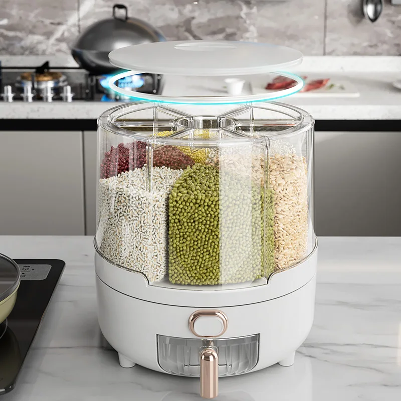 Rice Can Rice Bucket Insect Rice Storage Box Rotary ° Moisture And 360 Grain 6kg Proof Storage Box Household Sealed
Rice Can Rice Bucket Insect Rice Storage Box Rotary ° Moisture And 360 Grain 6kg Proof Storage Box Household Sealed
