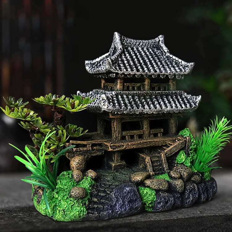Aquarium decoration resin house Jiangnan hut decoration fish tank landscaping accessories background simulation crafts
Aquarium decoration resin house Jiangnan hut decoration fish tank landscaping accessories background simulation crafts