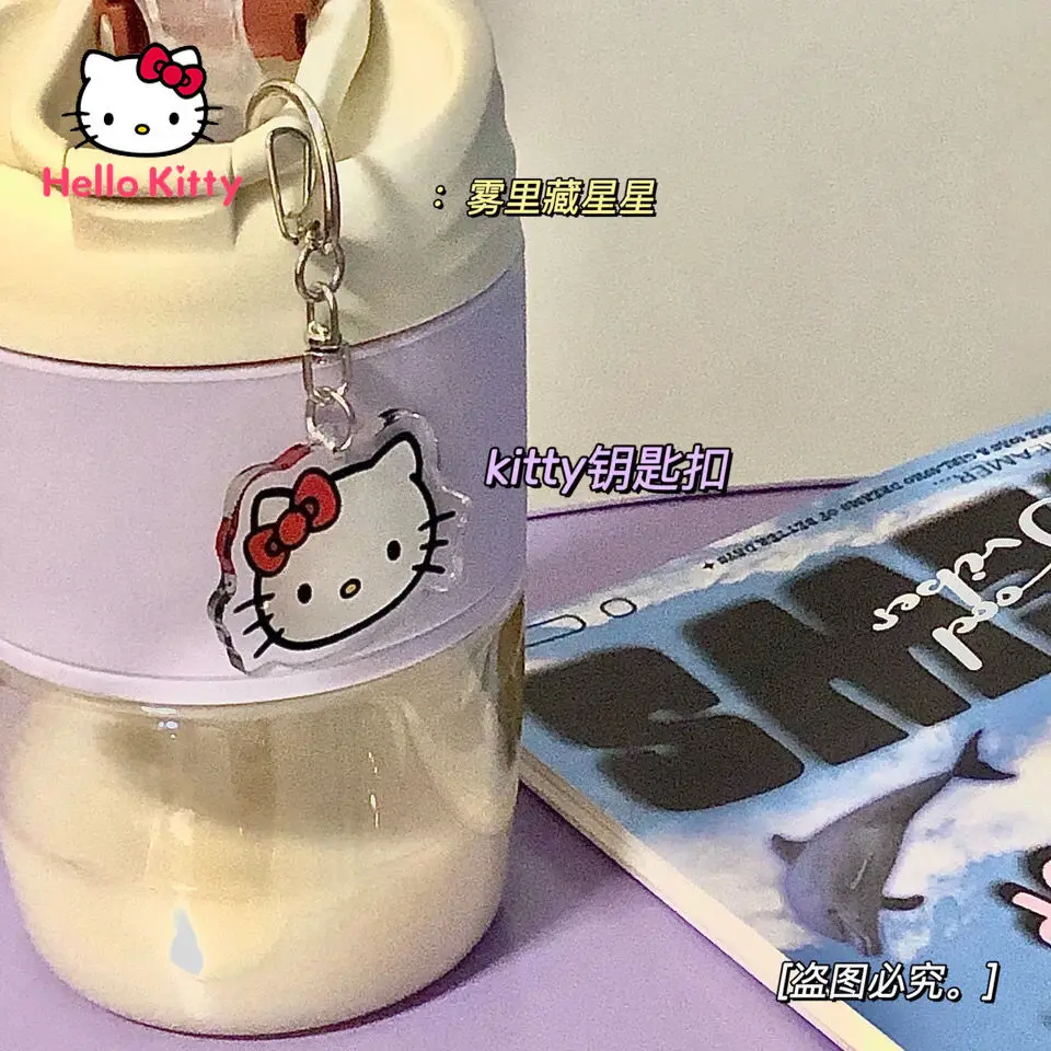 Hello Kitty Keychain Pendant KT Kitten Schoolbag Decoration Bag Accessories Buckle Keychain Cartoon Girl Jewelry Cup Pendant
Hello Kitty Keychain Pendant KT Kitten Schoolbag Decoration Bag Accessories Buckle Keychain Cartoon Girl Jewelry Cup Pendant