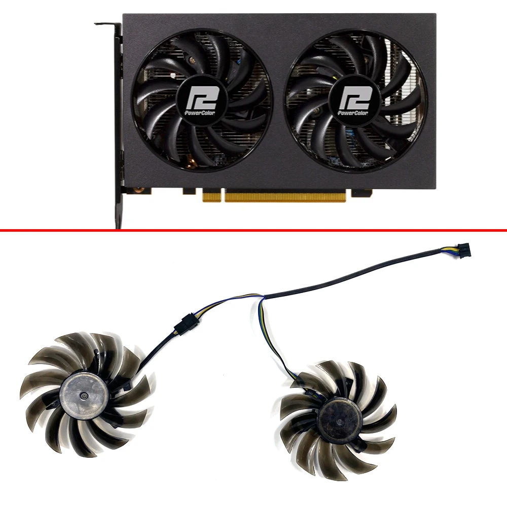 2pcs NEW 75MM 4PIN PLD08010S12H Cooling Fan AMD Radeon RX 6500 XT GPU FAN For Powercolor Fighter AMD Radeon RX 6500 XT 4GB
2pcs NEW 75MM 4PIN PLD08010S12H Cooling Fan AMD Radeon RX 6500 XT GPU FAN For Powercolor Fighter AMD Radeon RX 6500 XT 4GB