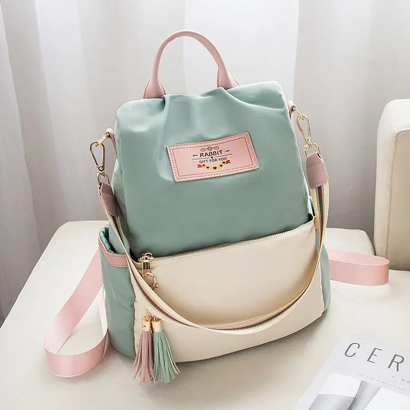 Oxford cloth backpack female ins wholesale small backpack female 2022 new student Korean version large-capacity travel schoolbag
Oxford cloth backpack female ins wholesale small backpack female 2022 new student Korean version large-capacity travel schoolbag