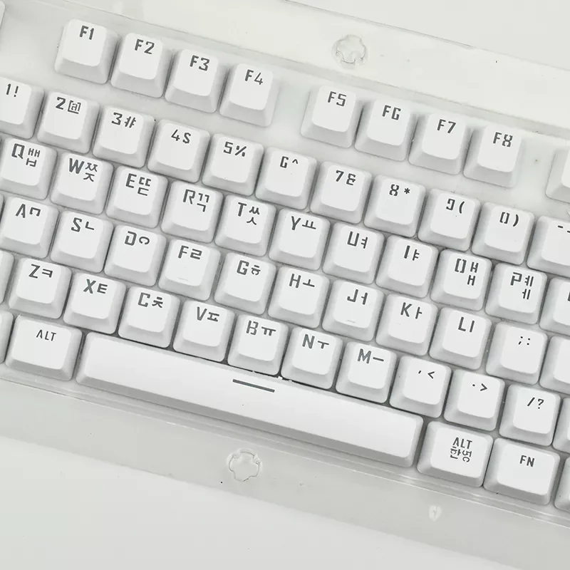 NEW Keycaps for Mechanical Keyboard Compatible with MX Switches Double Shot Support Led Lighting 한국어 키캡
NEW Keycaps for Mechanical Keyboard Compatible with MX Switches Double Shot Support Led Lighting 한국어 키캡