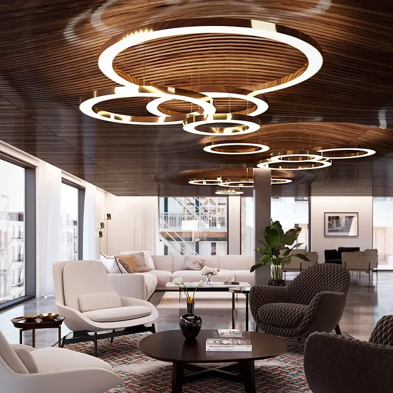 Modern LED Pendant Light Chic Circular Chandelier Creative Hanging Lighting Fixture for Living Dining Room Bedroom
Modern LED Pendant Light Chic Circular Chandelier Creative Hanging Lighting Fixture for Living Dining Room Bedroom