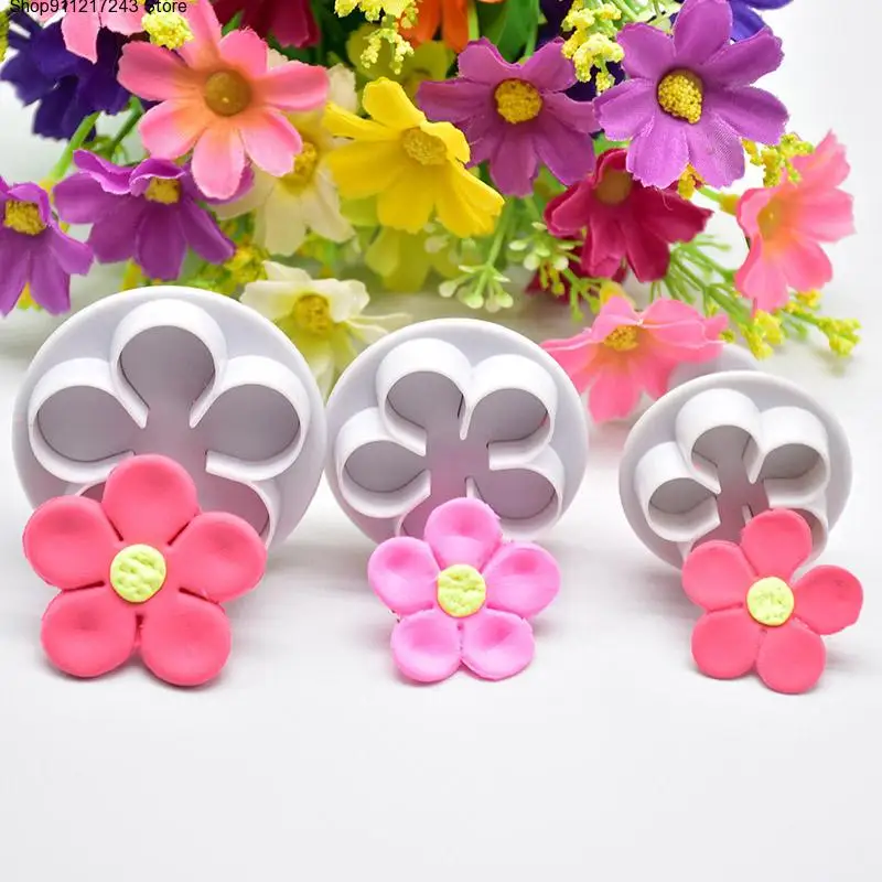 3Pcs Cookie Cutter Flower Plunger DIY Cake Fondant Mold Plastic KItchen Gadgets Cake Decorating Tools Baking Accessories
3Pcs Cookie Cutter Flower Plunger DIY Cake Fondant Mold Plastic KItchen Gadgets Cake Decorating Tools Baking Accessories