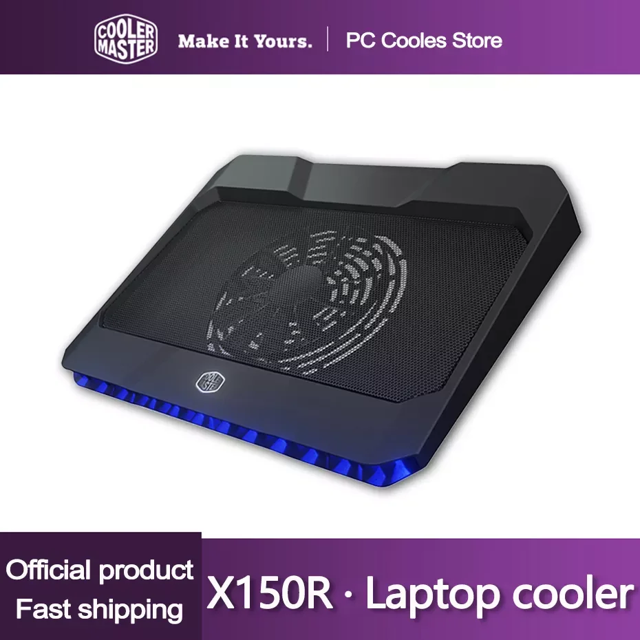Cooler Master X150R Laptop Cooling Pad Notebook coolers Base Notepal With 160mm silent Fan Supports up to 17" laptops
Cooler Master X150R Laptop Cooling Pad Notebook coolers Base Notepal With 160mm silent Fan Supports up to 17" laptops