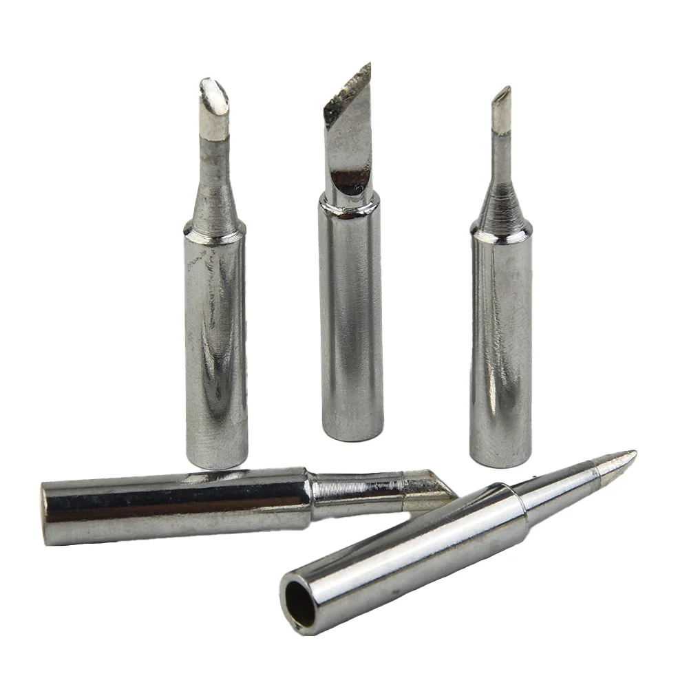 12Pcs 900M-T Copper Soldering Iron Tips Copper I/B/C/D/K Welding Station Tools For 936 937 938 Lead-Free Welding Tips Head
12Pcs 900M-T Copper Soldering Iron Tips Copper I/B/C/D/K Welding Station Tools For 936 937 938 Lead-Free Welding Tips Head