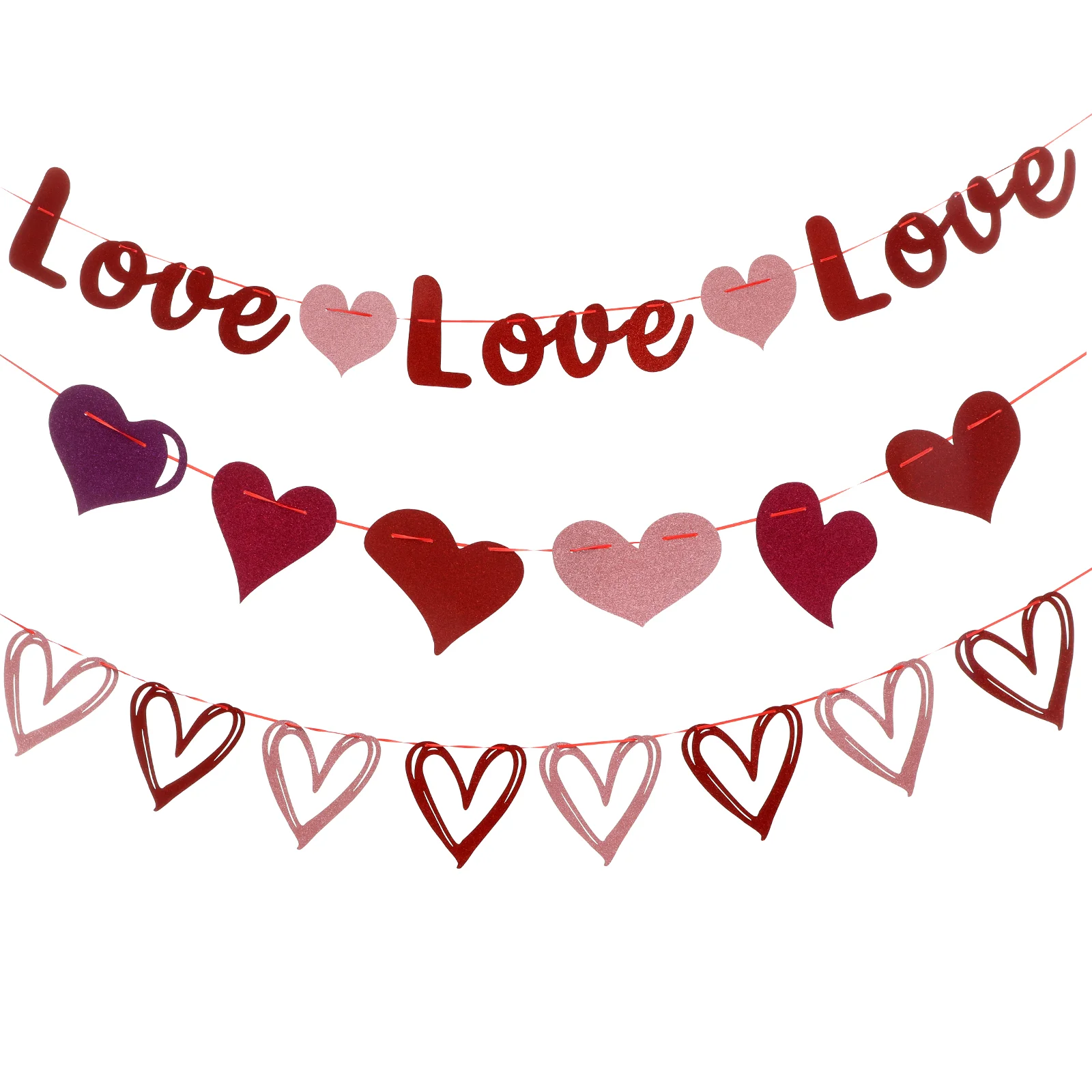 Valentine Day Banner Heart Decor Love Bunting Banners Garland Valentines Hanging Wedding Party Decoration Decorations S Themed
Valentine Day Banner Heart Decor Love Bunting Banners Garland Valentines Hanging Wedding Party Decoration Decorations S Themed