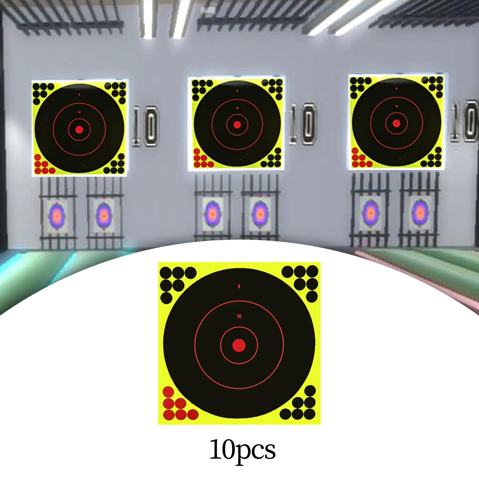 10x Self Adhesive Shooting Targets Visual Feedback Splatter Easily See Your Shots for Shooting Practice Training Replacement Gun
10x Self Adhesive Shooting Targets Visual Feedback Splatter Easily See Your Shots for Shooting Practice Training Replacement Gun