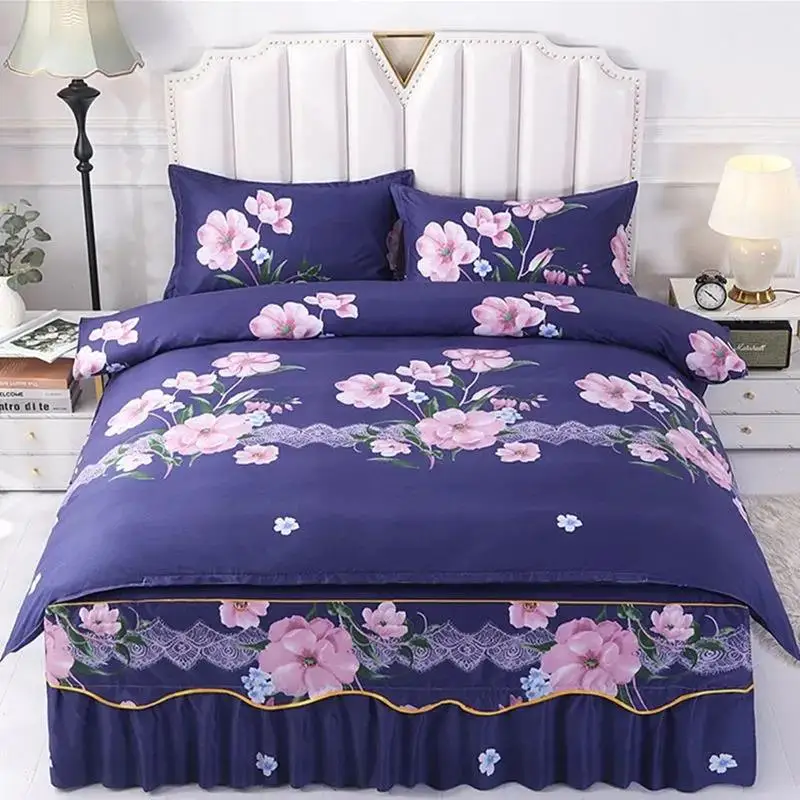 4 PCS brushed quilt cover, bed sheet, bed skirt, pillowcase, family quilt cover, four-piece set, three-piece set, brushed
4 PCS brushed quilt cover, bed sheet, bed skirt, pillowcase, family quilt cover, four-piece set, three-piece set, brushed
