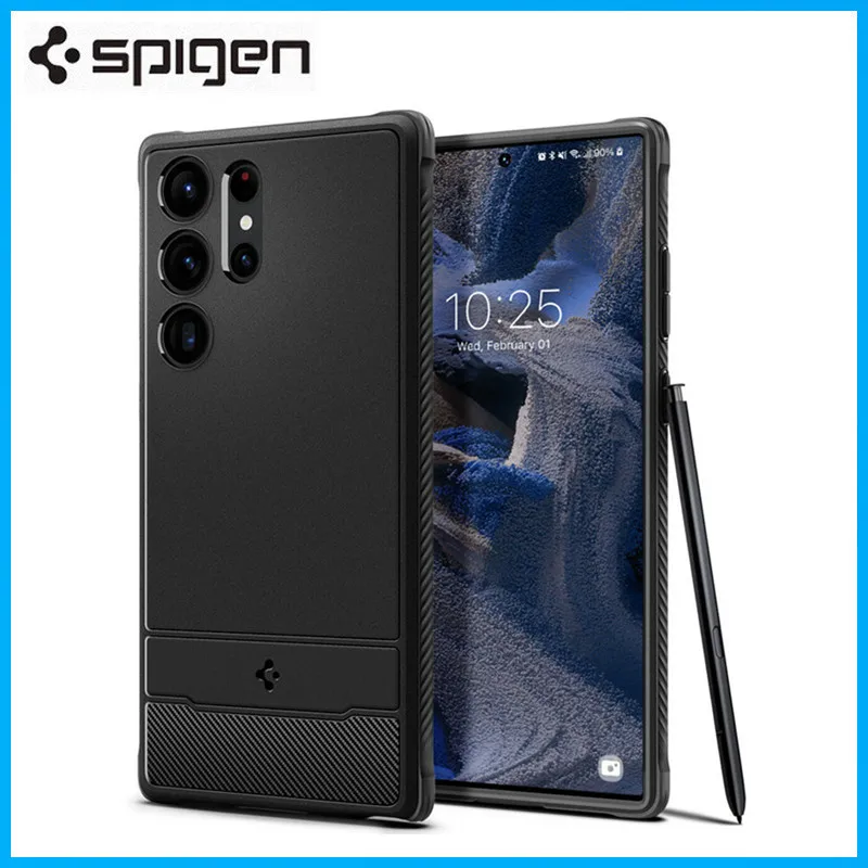 Spigen Rugged Armor Carbon Fiber Soft Silicone Case (Coque) For Samsung Galaxy S23 Ultra Plus S23+ Series Matte Shockproof Cover
Spigen Rugged Armor Carbon Fiber Soft Silicone Case (Coque) For Samsung Galaxy S23 Ultra Plus S23+ Series Matte Shockproof Cover