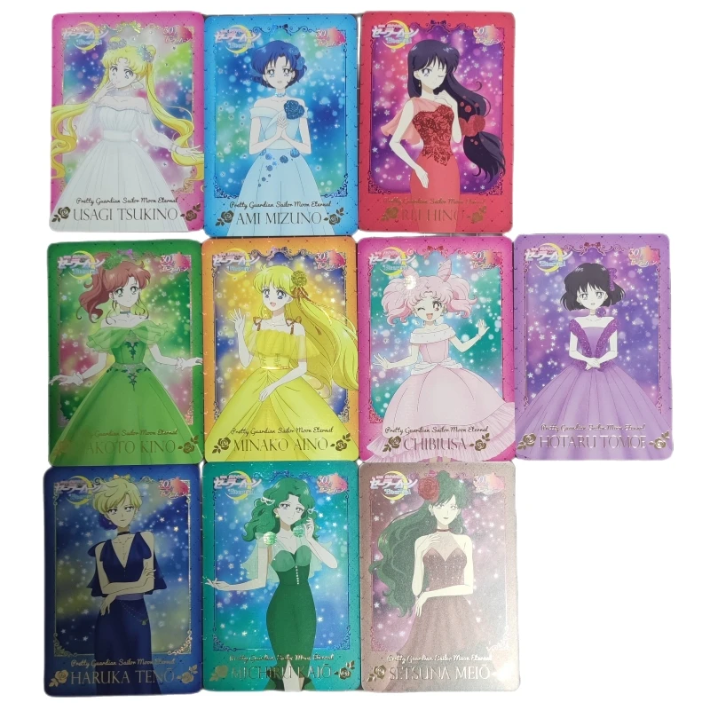 10pcs/set Sailor Moon Tsukino Usagi Mizuno Ami Kino Makoto Hino Rei Flash Card Animation Characters Anime Game Card Collection
10pcs/set Sailor Moon Tsukino Usagi Mizuno Ami Kino Makoto Hino Rei Flash Card Animation Characters Anime Game Card Collection