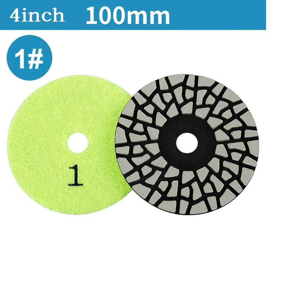 4 Inch 100mm Dry Diamond Polishing Pad Marble Stone Sanding Disc For Granite Marble Stone Concrete Floor Polishing Tool
4 Inch 100mm Dry Diamond Polishing Pad Marble Stone Sanding Disc For Granite Marble Stone Concrete Floor Polishing Tool
