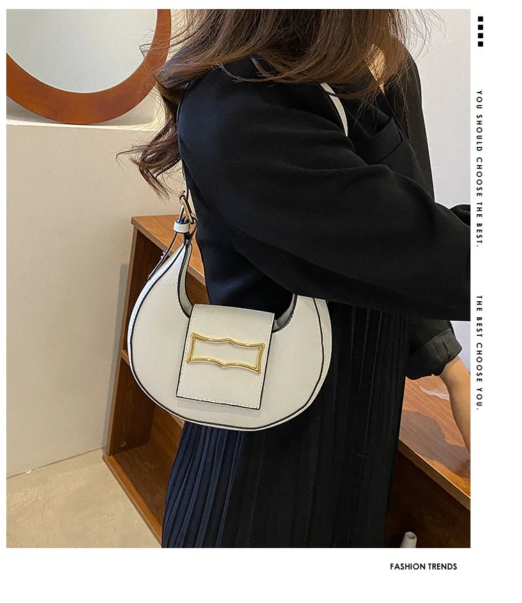 Summer new fashion crescent underarm bag, high quality, light luxury, one-shoulder cross-body small bag
Summer new fashion crescent underarm bag, high quality, light luxury, one-shoulder cross-body small bag