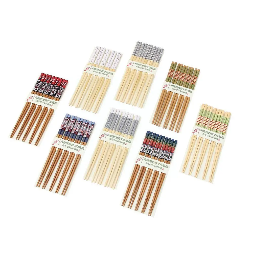 5 Pairs Japanese Style Handmade Bamboo Natural Wood Food Sushi Flower Wooden Color Chop Multi Chopsticks Sticks C0t4
5 Pairs Japanese Style Handmade Bamboo Natural Wood Food Sushi Flower Wooden Color Chop Multi Chopsticks Sticks C0t4