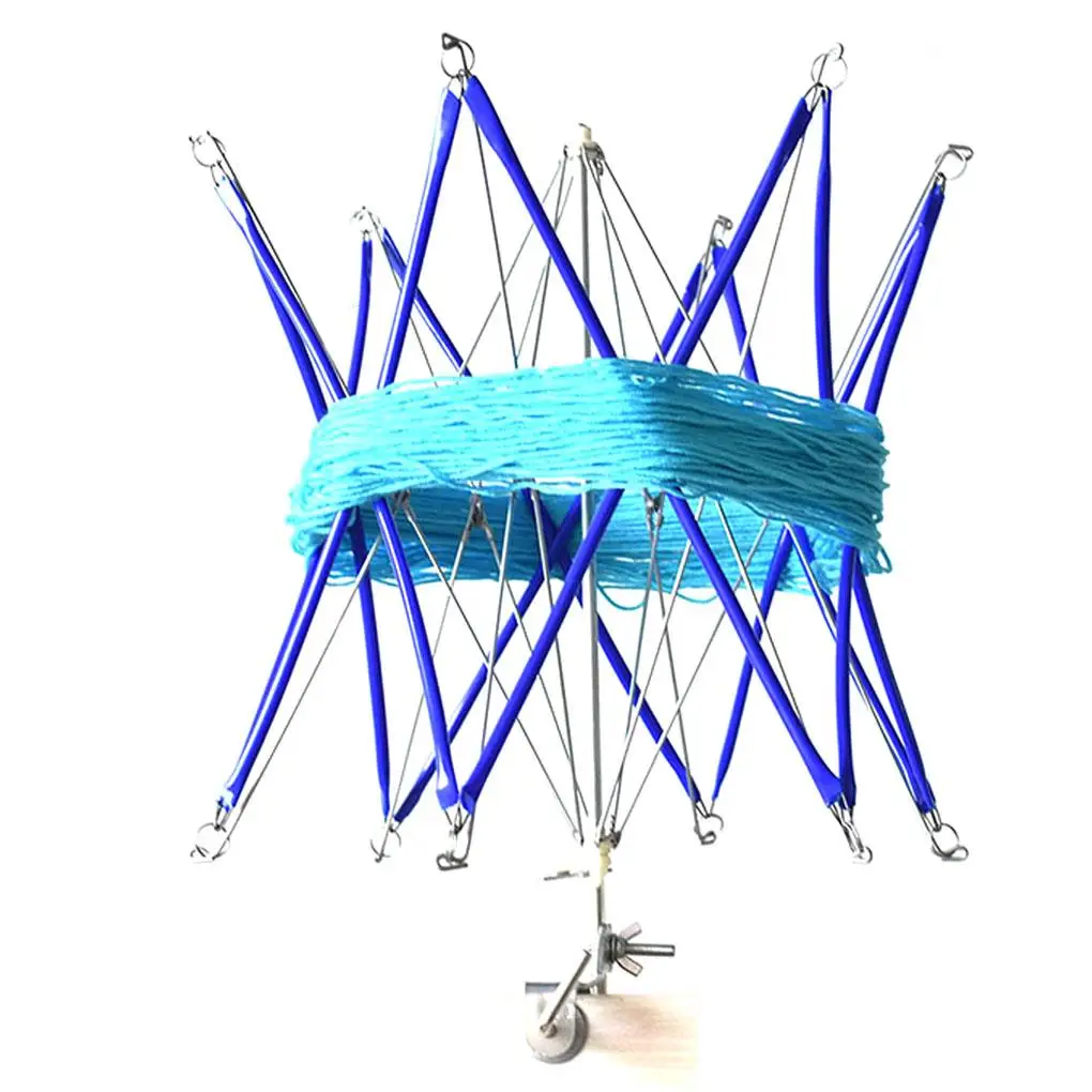 Umbrella Swift Yarn Winder Hand Operated Ball Winder Holder Winding Lines Laces Yarns Winder Thread Holder String Knitting Tool
Umbrella Swift Yarn Winder Hand Operated Ball Winder Holder Winding Lines Laces Yarns Winder Thread Holder String Knitting Tool