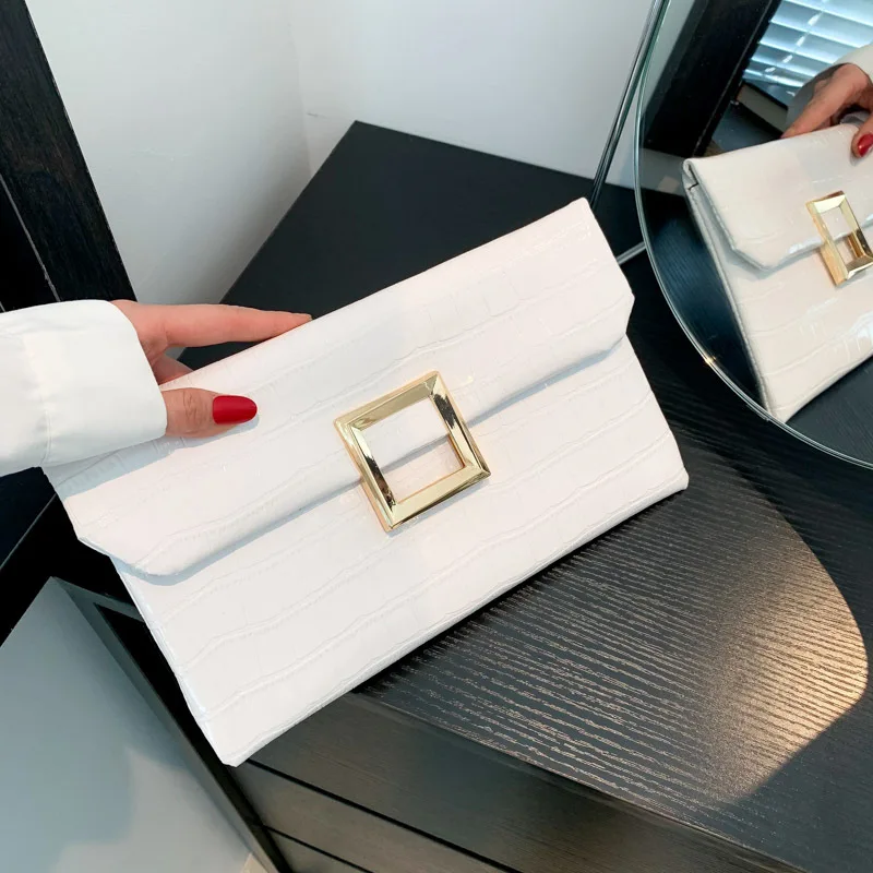 Женские повседневные клатчи, дамские сумочки с каменным узором, сумки-конверты из искусственной кожи для женщин, однотонный деловой портфель, кошелек
Женские повседневные клатчи, дамские сумочки с каменным узором, сумки-конверты из искусственной кожи для женщин, однотонный деловой портфель, кошелек