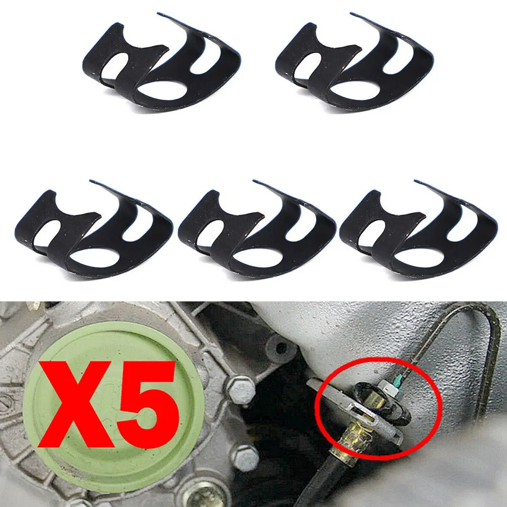 5pcs Car Brake Hose Fixing Metal Clip Fixing Clip For Skoda Black Automobile Brake Hose Fixing Clip 27.6mm X 17.1mm / 10mm
5pcs Car Brake Hose Fixing Metal Clip Fixing Clip For Skoda Black Automobile Brake Hose Fixing Clip 27.6mm X 17.1mm / 10mm