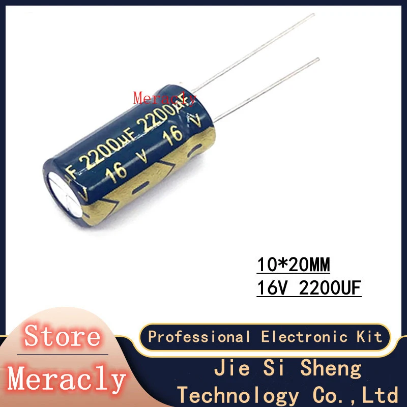 5pcs 16V 2200UF Wholesale aluminum electrolytic capacitors 20% high frequency and low resistance, good quality
5pcs 16V 2200UF Wholesale aluminum electrolytic capacitors 20% high frequency and low resistance, good quality
