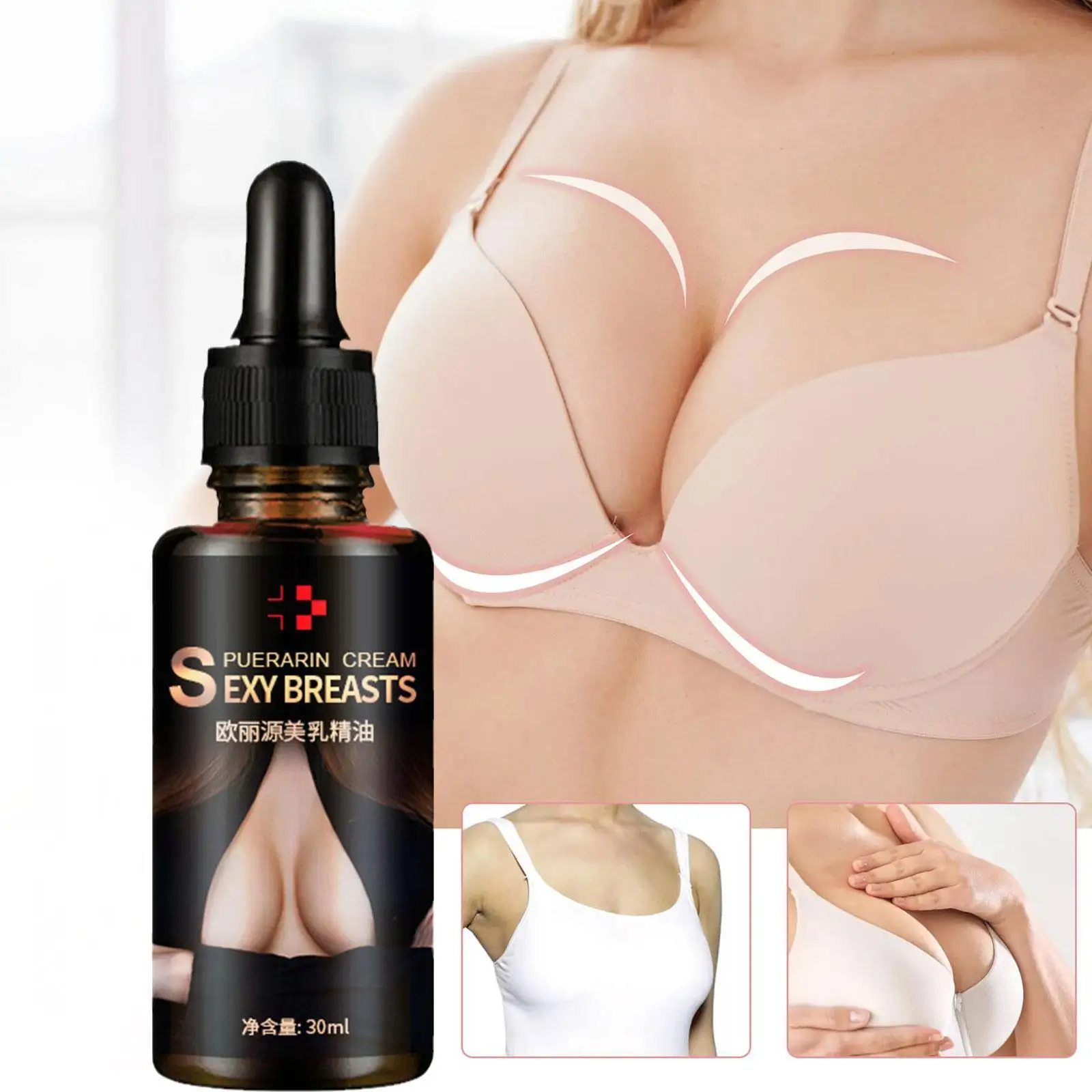 30ML Breast Enlargement Cream Collagen Wrinkle Lift Firm Sexy Body Care Promote Female Hormone Increase Elasticity Women Bust Sk
30ML Breast Enlargement Cream Collagen Wrinkle Lift Firm Sexy Body Care Promote Female Hormone Increase Elasticity Women Bust Sk