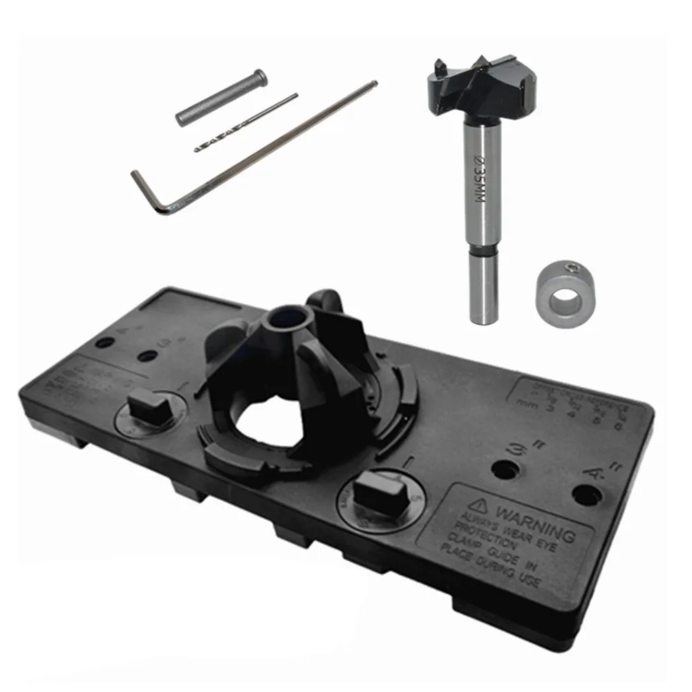 26/35mm Hinge Jig Boring Hole Drill Guide Cupboard Door Drill Locator+Forstner Bit Carpenter Woodworking DIY Positioner Tool Set
26/35mm Hinge Jig Boring Hole Drill Guide Cupboard Door Drill Locator+Forstner Bit Carpenter Woodworking DIY Positioner Tool Set
