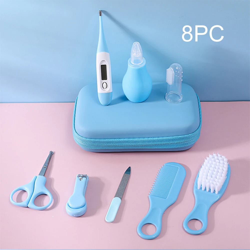 8pcs/set Baby Care Kit Portable Infant Child Healthcare Tools Sets Infant Hygiene Kit Nail Scissors Clipper for Toddler Gift
8pcs/set Baby Care Kit Portable Infant Child Healthcare Tools Sets Infant Hygiene Kit Nail Scissors Clipper for Toddler Gift