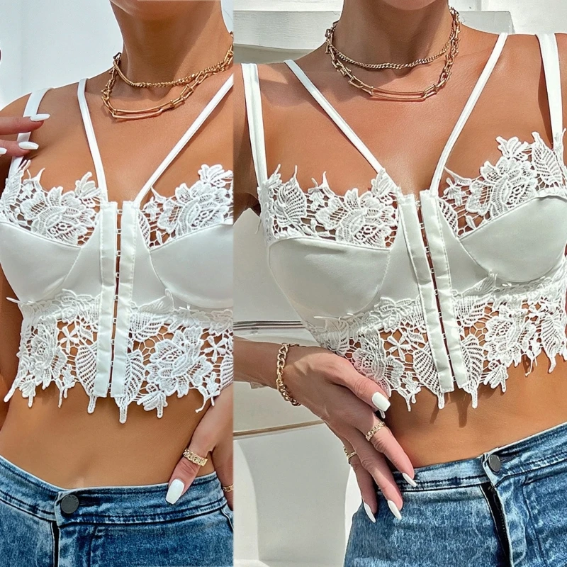 Women Solid Color Tanks Top Female Camisole Top Sexy Hollow Out Corset Bodysuit All-matching Crop Tops
Women Solid Color Tanks Top Female Camisole Top Sexy Hollow Out Corset Bodysuit All-matching Crop Tops