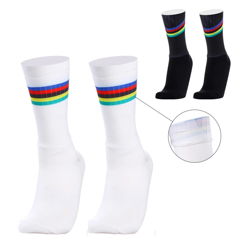 Sport Anti Slip Silicone Seamless Integral Moulding High-tech Cycling Socks Breathable Road Bicycle Bike Racing Socks
Sport Anti Slip Silicone Seamless Integral Moulding High-tech Cycling Socks Breathable Road Bicycle Bike Racing Socks