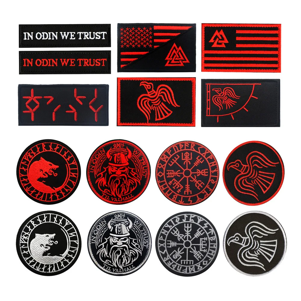 Viking Totem Sunbird Flag Embroidered Armband Sticker Hook and Loop Patches for Clothing Morale Badge on Backpack Tactical Patch
Viking Totem Sunbird Flag Embroidered Armband Sticker Hook and Loop Patches for Clothing Morale Badge on Backpack Tactical Patch