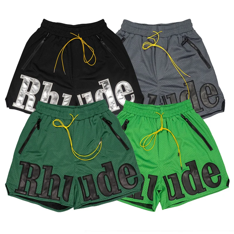 Rhude Pop Sports Shorts Mesh Breathable Fabric Leather Patchwork Embroidered Letters Men's Multicolor
Rhude Pop Sports Shorts Mesh Breathable Fabric Leather Patchwork Embroidered Letters Men's Multicolor