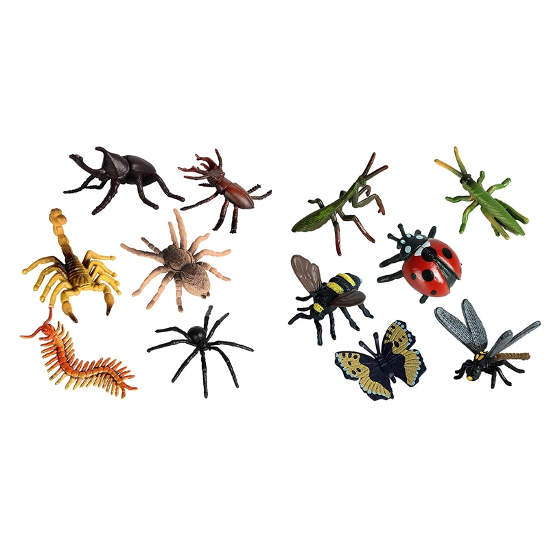 6 шт., набор моделей насекомых для детей 
6 шт., набор моделей насекомых для детей