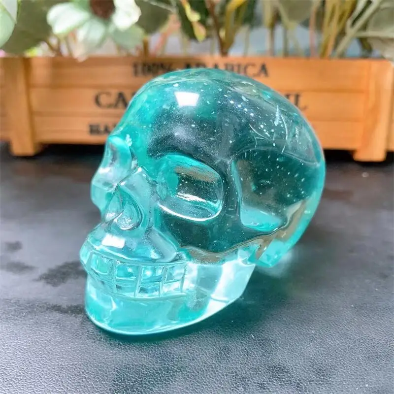 Natural Glass Skull Mini Crystal Carving Wizard Home Decoration Fashion Healing Crafts Gemstone Collection Gift 1pcs
Natural Glass Skull Mini Crystal Carving Wizard Home Decoration Fashion Healing Crafts Gemstone Collection Gift 1pcs