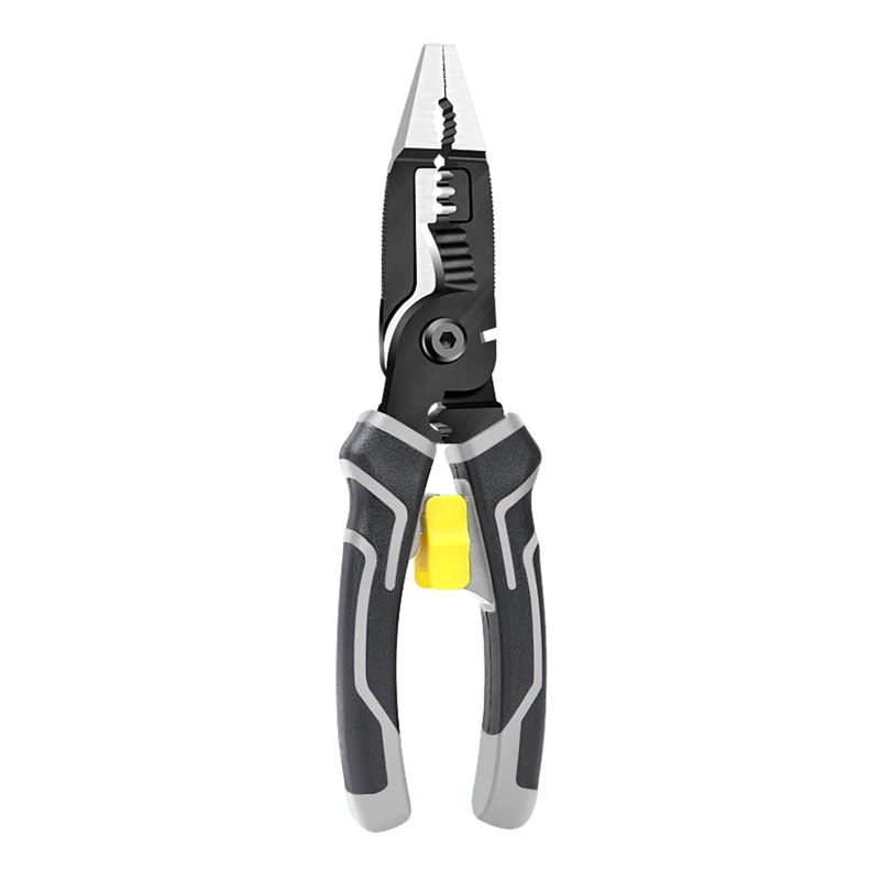 Wire Stripper 9-in-1 Electricians Pliers Quick Needle Nose Pliers Universal Wire Cutters Hardware Stripping Tools 
Wire Stripper 9-in-1 Electricians Pliers Quick Needle Nose Pliers Universal Wire Cutters Hardware Stripping Tools
