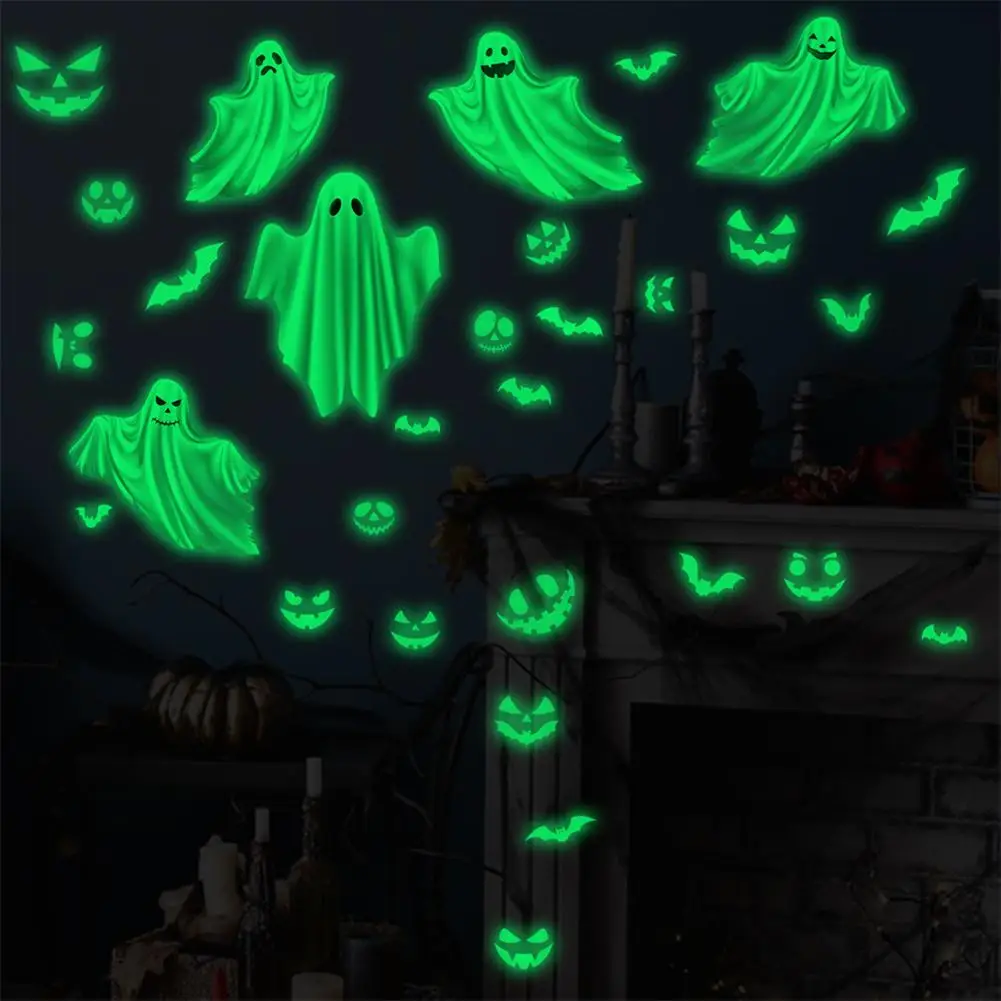 3pcs Halloween Luminous Wall Stickers Waterproof Bat Wall Decals Wallpaper For Halloween Theme Party
3pcs Halloween Luminous Wall Stickers Waterproof Bat Wall Decals Wallpaper For Halloween Theme Party