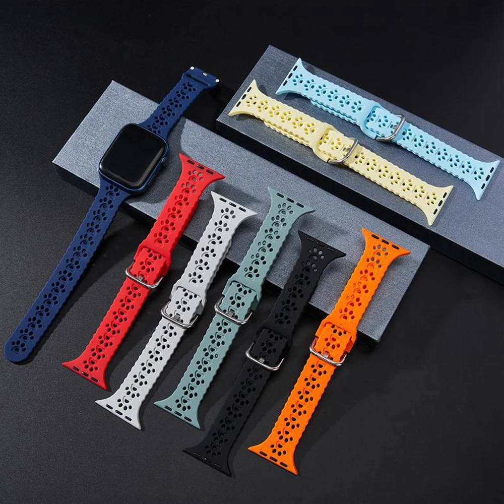Cute Cat Claw Print Silicone Watch Band Suitable For Apple Watch 7/6/Se/5/4/3/2/1 38mm 40mm 42mm 44mm 41mm 45mm Unisex
Cute Cat Claw Print Silicone Watch Band Suitable For Apple Watch 7/6/Se/5/4/3/2/1 38mm 40mm 42mm 44mm 41mm 45mm Unisex