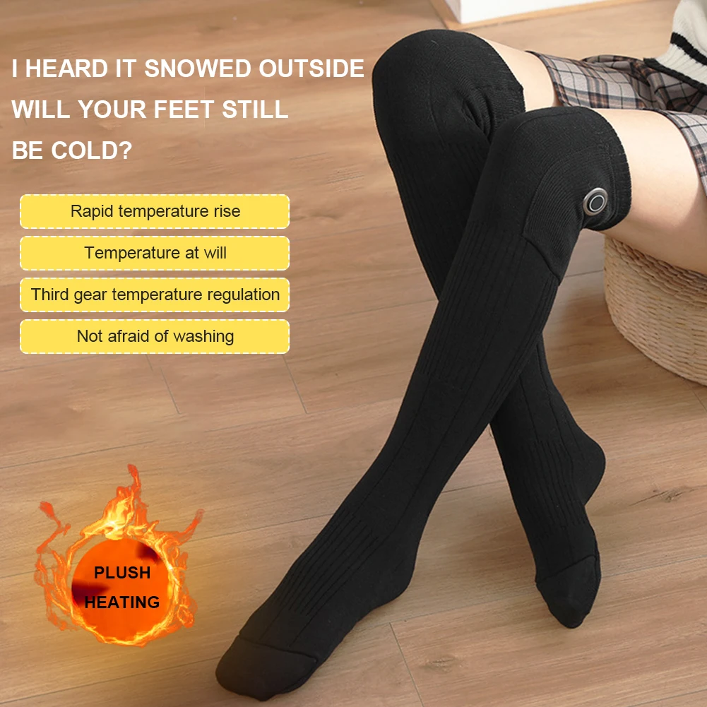 USB Rechargeable Heated Socks Breathable Electric Heated Socks Foot Warmer Thermal Socks for Outdoor Activities Unisex
USB Rechargeable Heated Socks Breathable Electric Heated Socks Foot Warmer Thermal Socks for Outdoor Activities Unisex