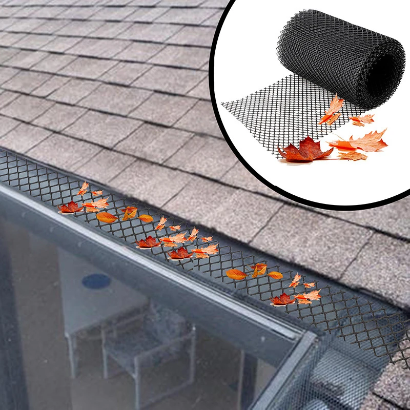 Plastic Dust Prevention With Fixing Bracket Rain Gutter Guard Fallen Leaves Repellent Net Clog Prevention 600 *15cm
Plastic Dust Prevention With Fixing Bracket Rain Gutter Guard Fallen Leaves Repellent Net Clog Prevention 600 *15cm