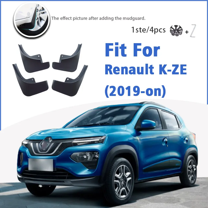 Брызговики для Renault K-ZE 2019 2020 2021 Передние и задние 4 шт. автомобильные аксессуары Auto