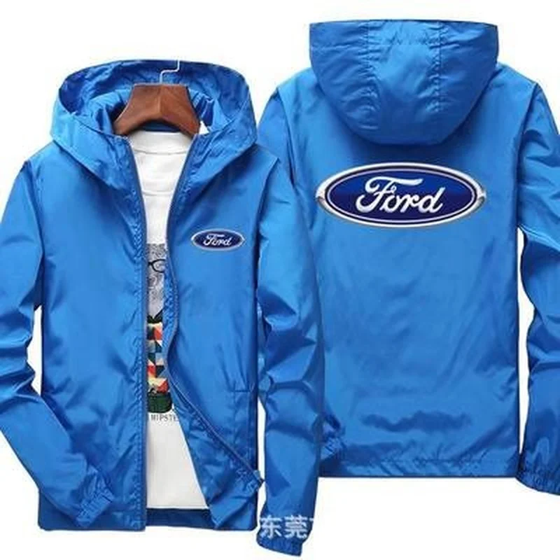Ford Logo Hooded New Spring Autumn Men's Thin Casual Jacket Windproof Coat Long Sleeved Zipper Top 5 Colors
Ford Logo Hooded New Spring Autumn Men's Thin Casual Jacket Windproof Coat Long Sleeved Zipper Top 5 Colors