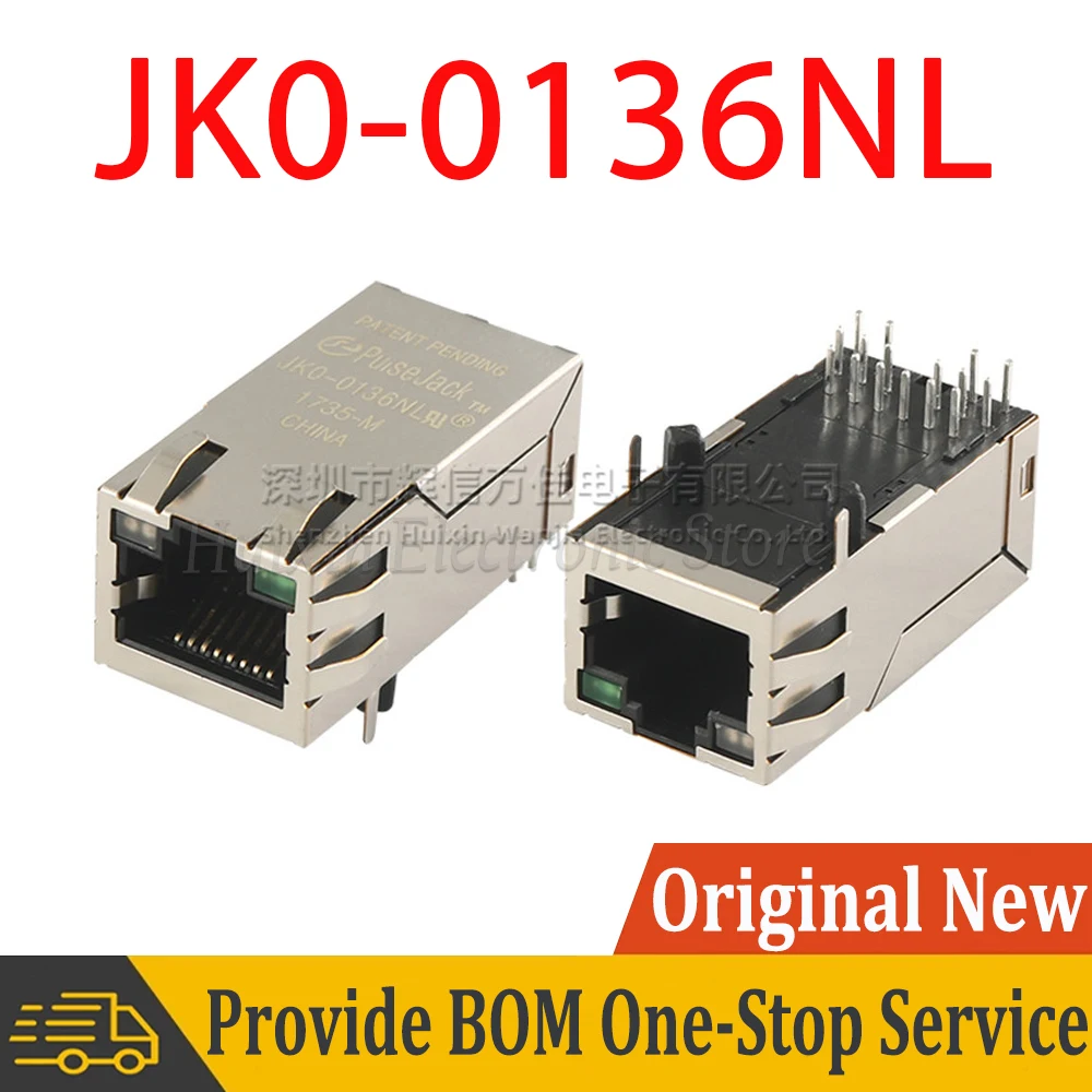 2pcs JK0-0136NL JKO-0136NL RJ45 Jack Network Port With LED Light Filter Interface Connector 16 Pin 100 Base-TX Fast Ethernet
2pcs JK0-0136NL JKO-0136NL RJ45 Jack Network Port With LED Light Filter Interface Connector 16 Pin 100 Base-TX Fast Ethernet