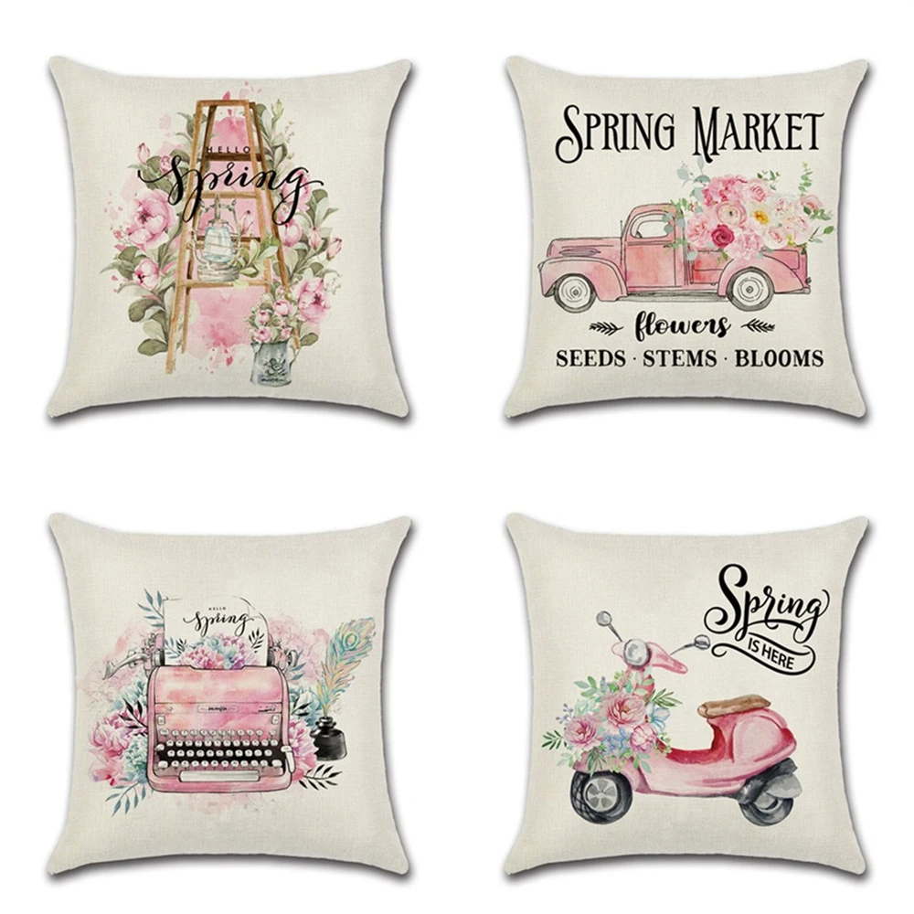 1pcs Sigle-sided Pink cute truck Spring Print Cushion Cover Throw Pillow Cover Nordic Room Decoration for Home Car Sofa Couch
1pcs Sigle-sided Pink cute truck Spring Print Cushion Cover Throw Pillow Cover Nordic Room Decoration for Home Car Sofa Couch