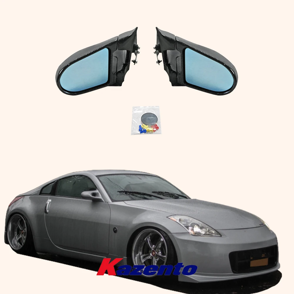 Для Nissan Fairlady Z Z33 350Z (только RHD) 2003-2008 боковое аэродинамическое зеркало из