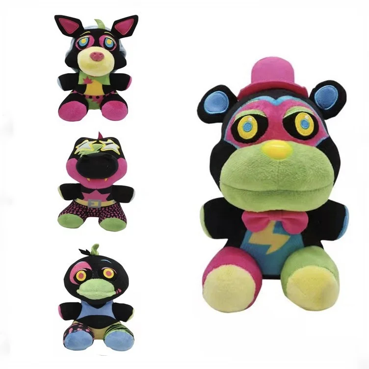 18cm New Plush Doll Foxy Glamrock Freddy Fazbear Montgomery Gator Roxanne Wolf Stuffed Toys Stuffed Game Dolls Gift for Children
18cm New Plush Doll Foxy Glamrock Freddy Fazbear Montgomery Gator Roxanne Wolf Stuffed Toys Stuffed Game Dolls Gift for Children