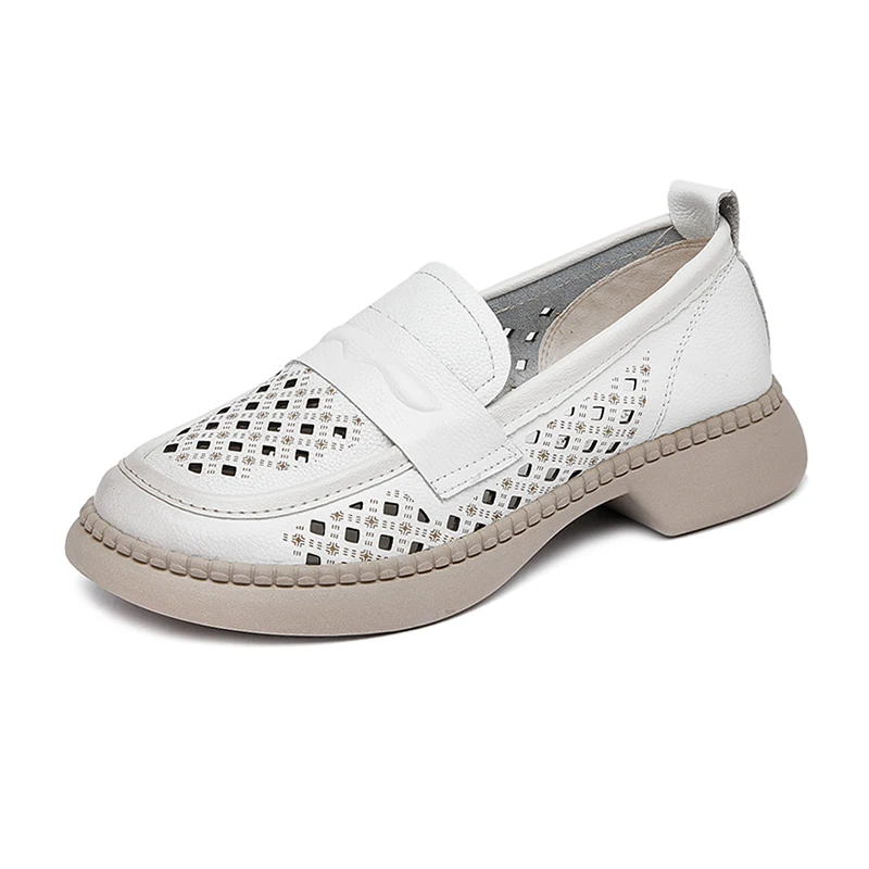 Genuine Leather Loafers Luxury Designer Platform Shoes for Womem 2023 Summer Chic Elegant Woman Shoes with Low Heels Round Toe
Genuine Leather Loafers Luxury Designer Platform Shoes for Womem 2023 Summer Chic Elegant Woman Shoes with Low Heels Round Toe